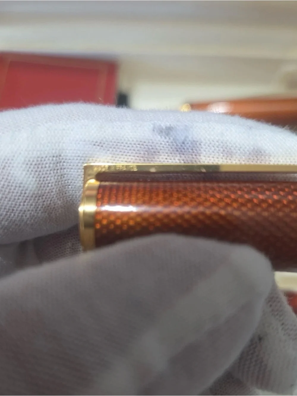 S.T. Dupont Chairman Brown & Gold Rollerball Pen